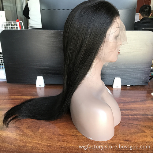 13*4 Wigs Human Hair Straight,Pre Plucked Straight Full Lace Wigs With Baby Hair,Brazilian Human Hair Bone Straight Wig